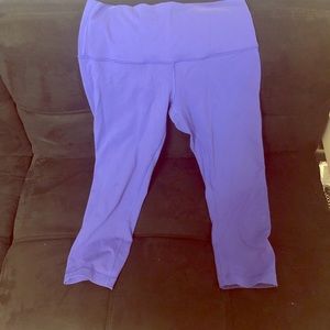Lululemon wunder under cropped leggings